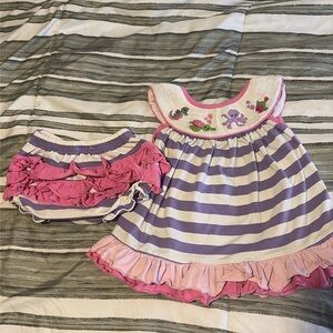 Lures & Lace Sea Animal Smock with Bloomers